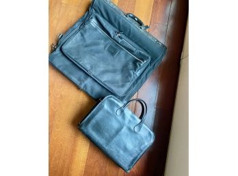 Coach Garment Bag And Bill Amberg Leather Briefcase