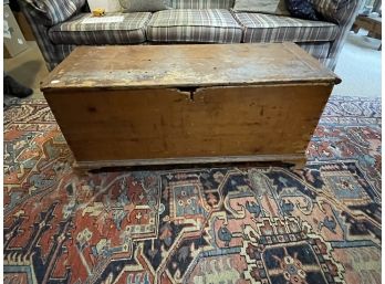 19TH CENTURY BLANKET CHEST, AS IS