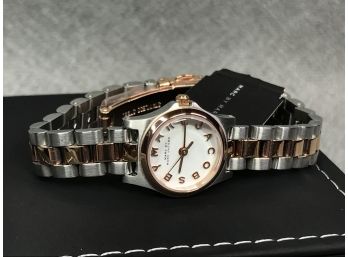 Fabulous Brand New Ladies MARC By MARC JACOBS Watch - $295 Retail - Small Dial - Stainless & Rose Gold Color