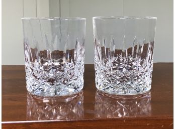 Pair Fabulous Cut Crystal WATERFORD CRYSTAL Highball Glasses / Rocks Glasses - Both Flawless Condition