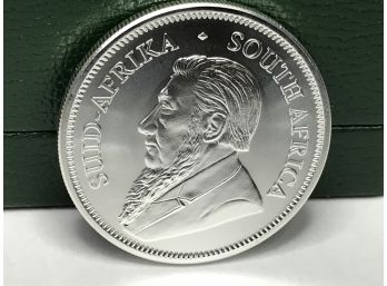 MINT FRESH 2021 South African KRUGERRAND Pure / Fine Silver - One Troy Ounce Of .999 Pure Silver (1 OF 3)