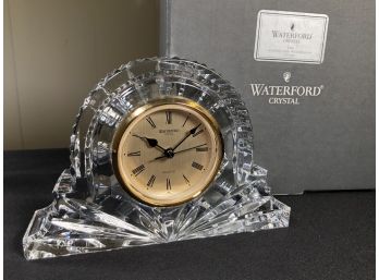 Wonderful Large WATERFORD Crystal Clock - BRAND NEW In Box - Never Used - Archive Model - Made In Ireland