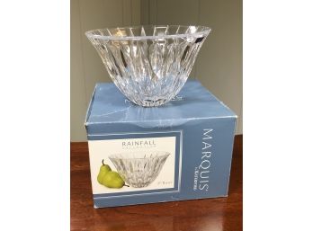 Wonderful WATERFORD / Marquis Fruit Bowl In Rainfall Collection - New In Box - Made In Germany - Elegant Piece