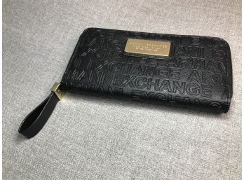 BRAND NEW - Great & Very Cool GIORGIO ARMANI / ARMANI EXCHANGE Wristlet / Wallet - Brand New - NEVER USED