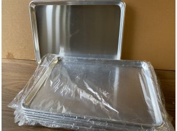 Group Of 7 Commercial Grade Bakers Trays, Thermalloy By Browne