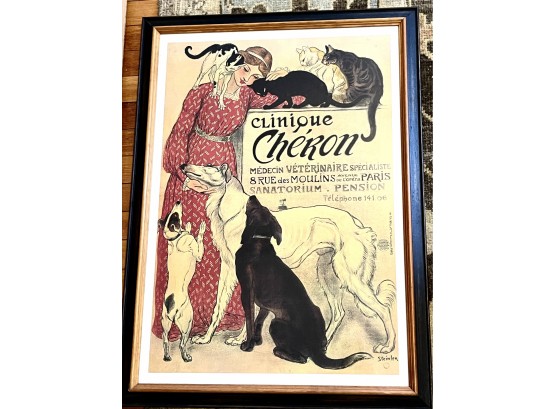 Paris  Clinique Veternaire Cheron Poster Print