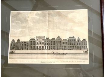 Large Dutch Engraving 1807
