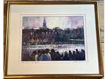 'Head Of The Charles' Georffrey Smith Print Signed Front And Back