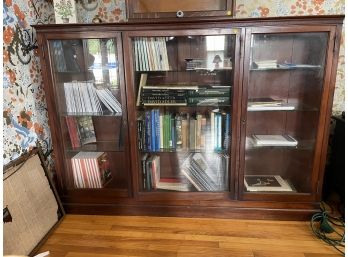 An Antique Mahogany 3 Door Bookcase