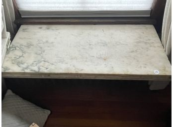 TWO MARBLE SLABS