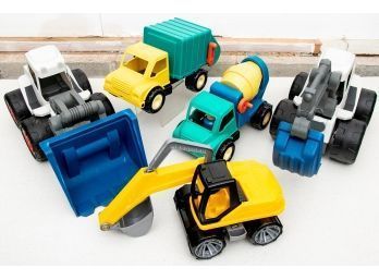 Set Of Toy Construction Vehicles