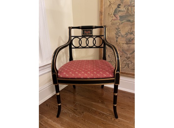 Regency Style Painted Armchair
