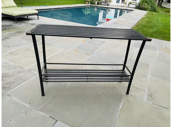 Restoration Hardware Outdoor Console Table
