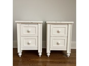 Pottery Barn Kids 2- Drawer Nightstands - A Pair