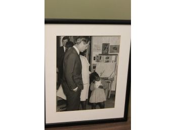 Large Original Us Political Bobby Kennedy Photograph With Photographer Stamp On Back