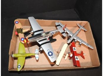 Box Lot # 4 Of Diecast War Planes