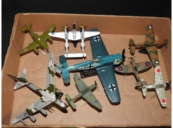 Box Lot  # 3  Of Diecast War Planes