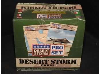 Sealed 36 Pack Box Of Desert Storm Cards