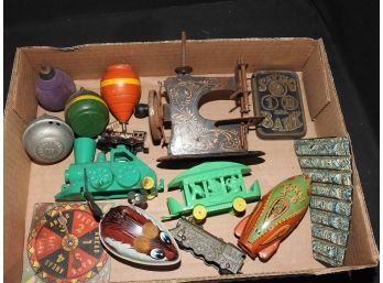 Box Lot Of Old Toys