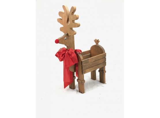 Holiday Reindeer Basket