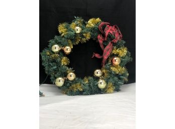 Vintage Christmas Wreath 1