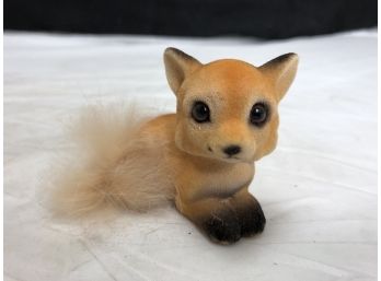 Adorable Little Vintage Fox Figurine