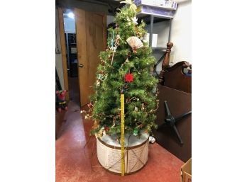 Vintage Christmas Rotating Tree