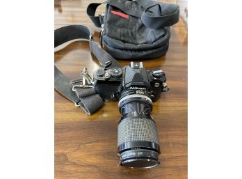 Nikon 35mm Picture Camera, Strap & Case