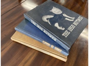 A Wonderful Vintage Lot Of Three UCONN Yearbooks 1949,1950,&1951