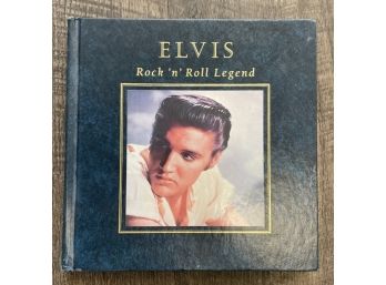 Elvis Rock N Roll Legend Hard Cover Book With Rare Photos