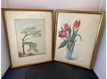 Lovely Water Color Paintings In Modest Frames