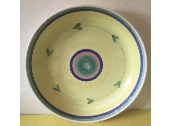 Vintage Round Ceramic Hanging Bowl