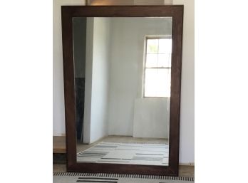 Vintage Mahogany Floor Standing Mirror Large