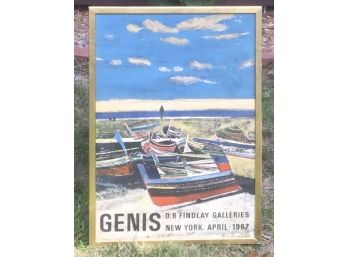 Genis- Findlay Gallery Poster 1967,1968