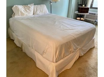Queen Sized Bed With Metal Frame & Optional Beautyrest Vanderbilt Pillow Top Mattress & Boxspring