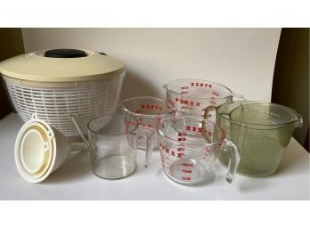 Pyrex Measuring Cups, Oxo Salad Spinner, Gravy Separator & More Kitchen Tools