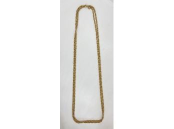 Vintage 1/20 12 Karat Gold Filled Chain Necklace, 30'