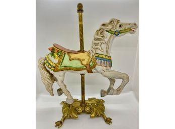 Limited Edition Tobin Fraley 'The American Carousel' Figurine, Horse Rotates & Rises