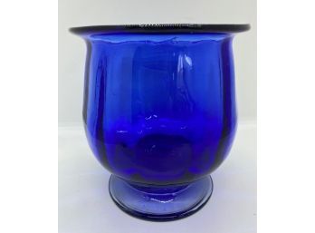 Hand Blown Cobalt Glass Vase