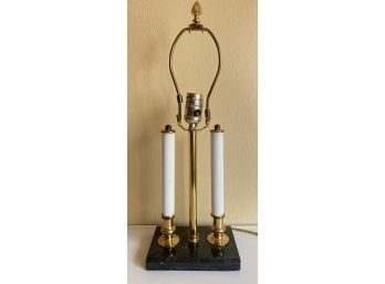 Vintage Table Lamp With Marble Base