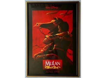 Mulan Disney Original Movie Poster, 1998