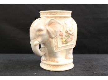 Porcelain Elephant Candleholder Marking On Bottom