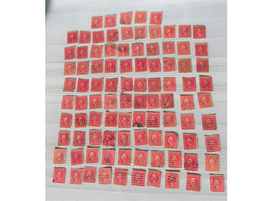 95 George Washington Red Postage Stamps