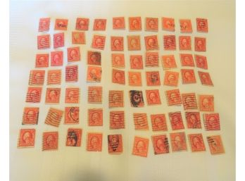 100 Loose George Washington 2 Cent US Postage Stamps