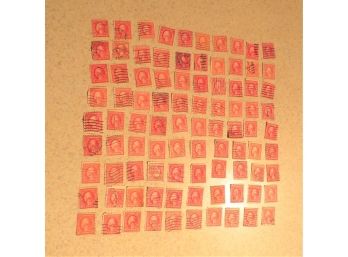 Lot Of 90 Loose  George Washington 2 Cent Red Stamps US Postage