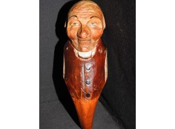 Vintage Anri Wooden Carved Old Man Nutcracker