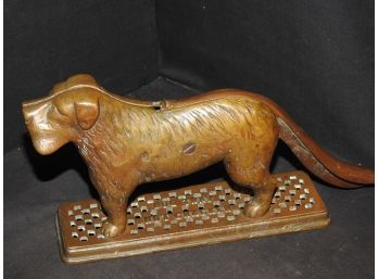 Antique Heavy Bronze  Mastiff Dog Nutcracker Harper Supply Company