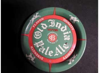 Vintage Old India Pale Ale Metal Beer Advertising Tray