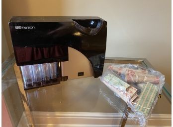 Emerson Battery Operated Coin Counter And Paper Coin Rolls
