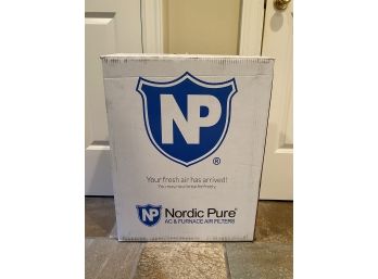 Brand New Box Of 6 Nordic Pure A/C And Furnace Replacement Air Filters